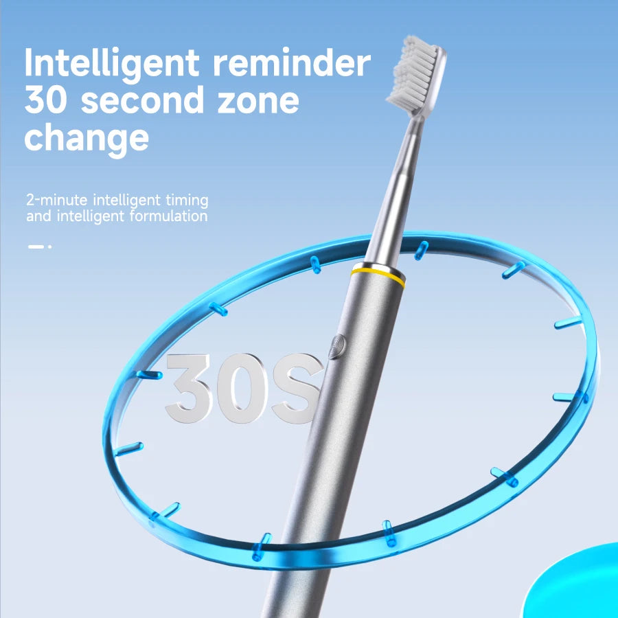Minimal Electric Toothbrush with 3 Cleaning modes