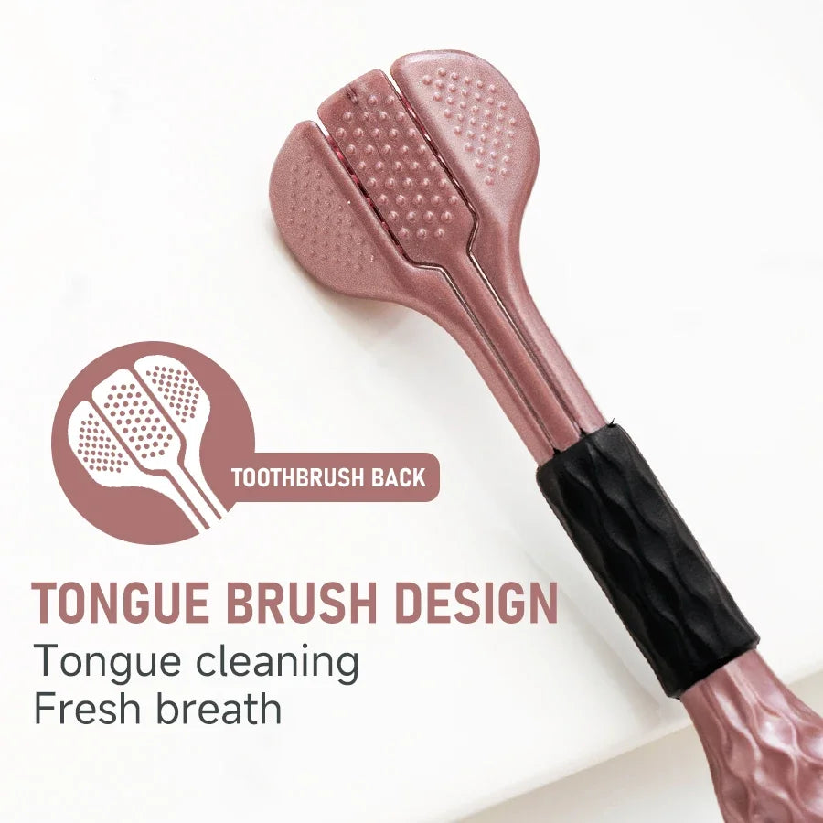 Three-Sided Toothbrush