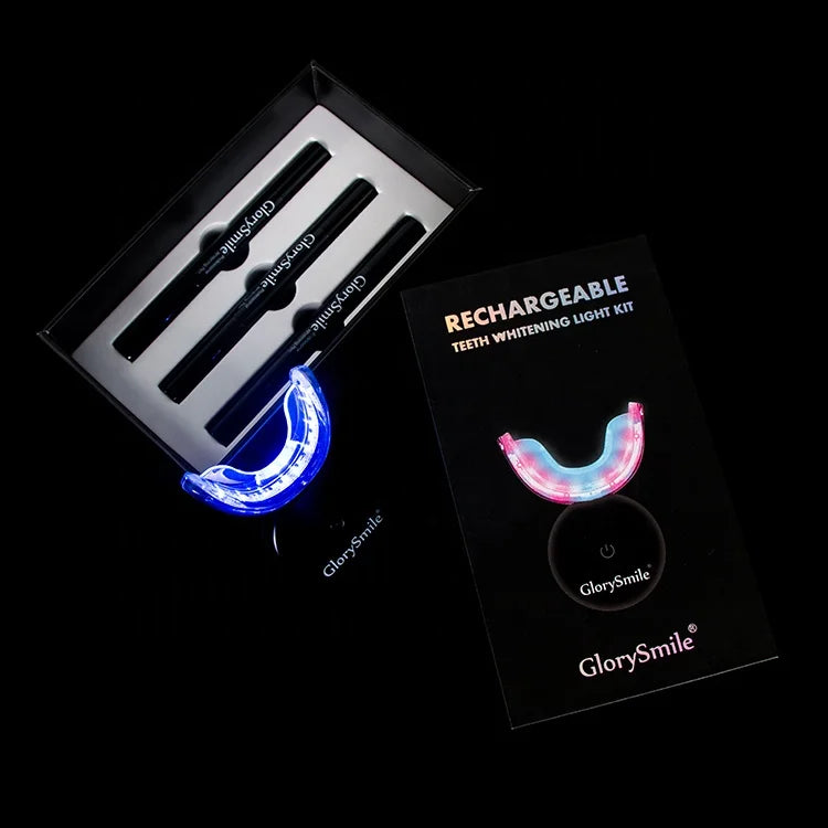 Teeth Whitening Kit with None Peroxide Gel and  Wireless Blue Light