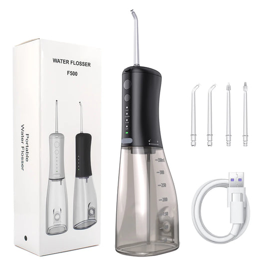 Water Flosser Dental Oral Irrigator Teeth Cleaner 350ml 4 Modes